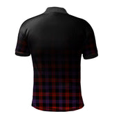 Clan Broun Modern Tartan Polo Shirt - Alba Celtic Style MN39 Broun Modern Tartan Tartan Polo